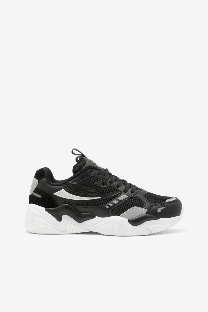 Fila Sneakers Womens Black/White - Sonicburst - Philippines 4509371-OY